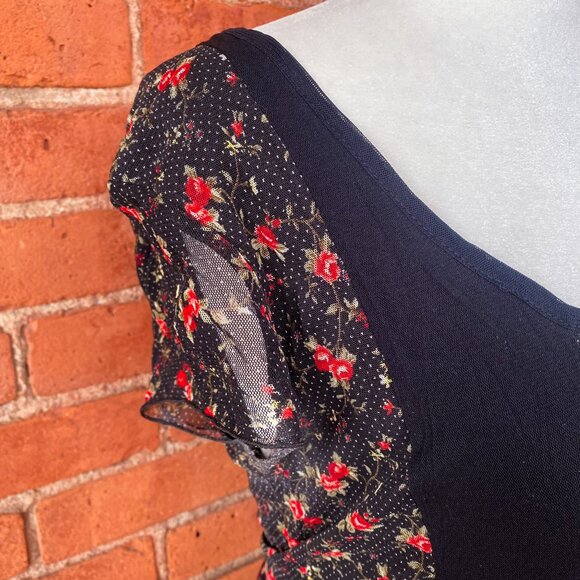 grungey floral midi dress - Picture 8 of 13